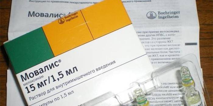 Droga Movalis v balení