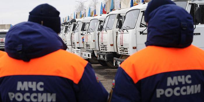 Funcionários da EMERCOM of Russia