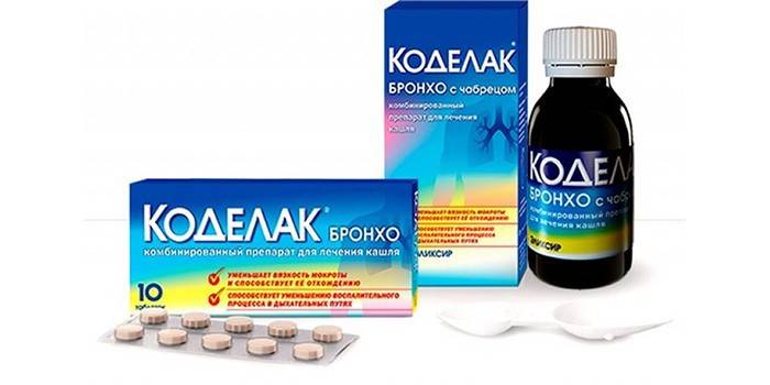 Droga Codelac v rôznych formách uvoľňovania