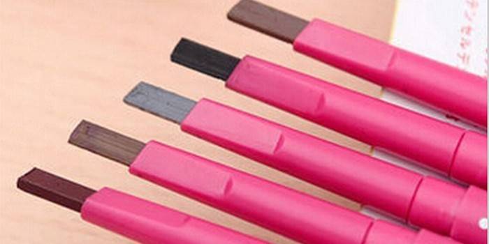 Wodoodporna paleta ołówków do brwi