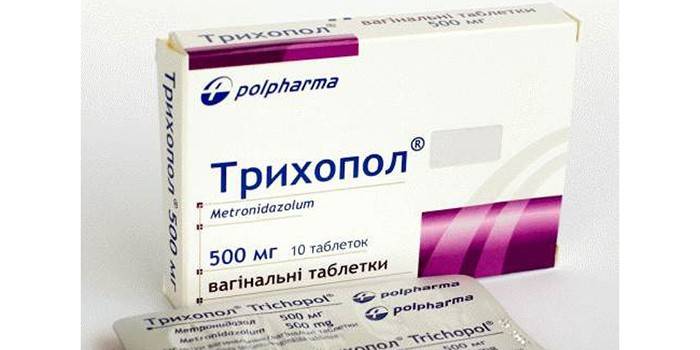 Pochwowe tabletki Trichopolum