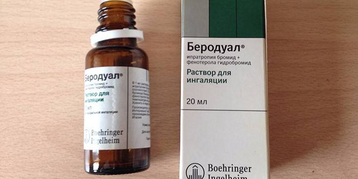 Roztwór do inhalacji Berodual w butelce