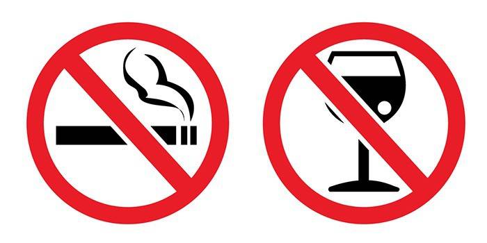 Zakaz oznak alkoholu i palenia