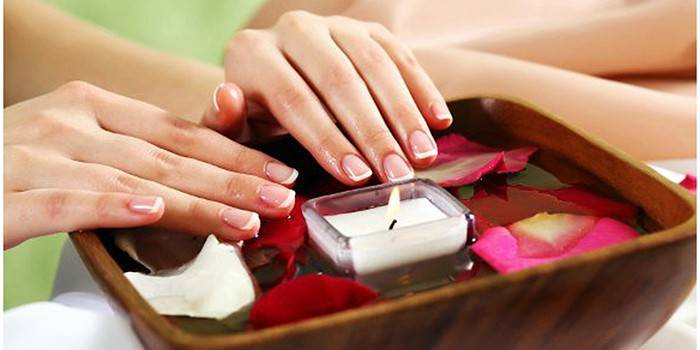 Bandeja de unhas para manicure spa