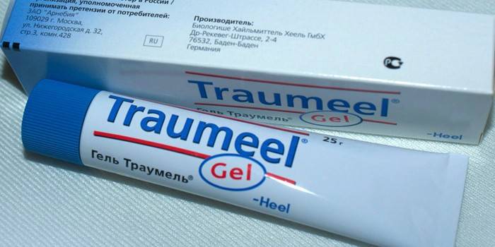 Traumeel żel w opakowaniu
