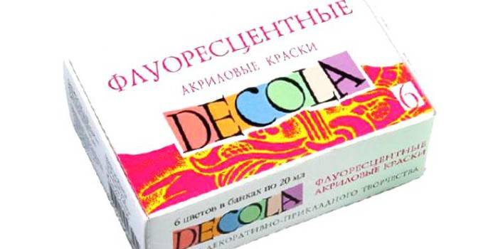 Decola fluorescenčné akrylové farby