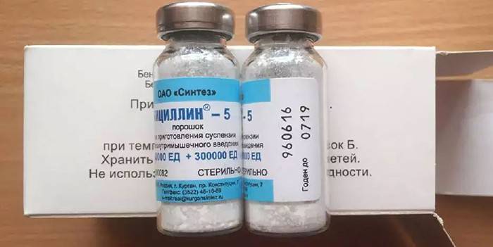 Proszek do wstrzykiwań Bicillin-5
