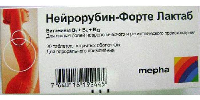 Tabletki Neurorubin Forte w opakowaniu