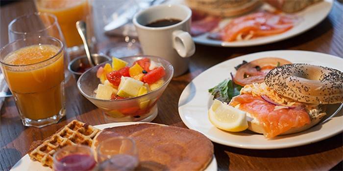 Pratos de brunch