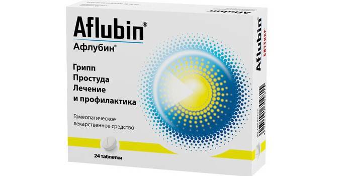 Aflubin comprimidos por embalagem