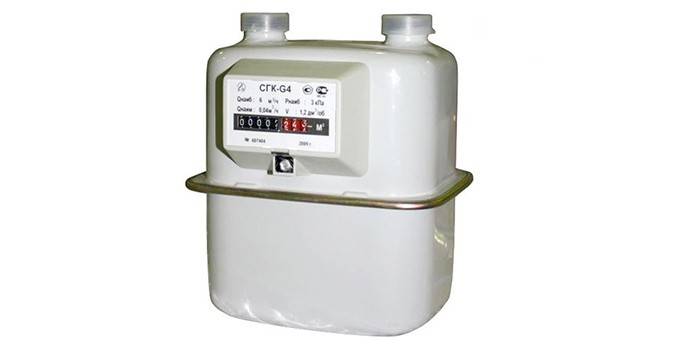 Medidor de gas doméstico SGK-G4