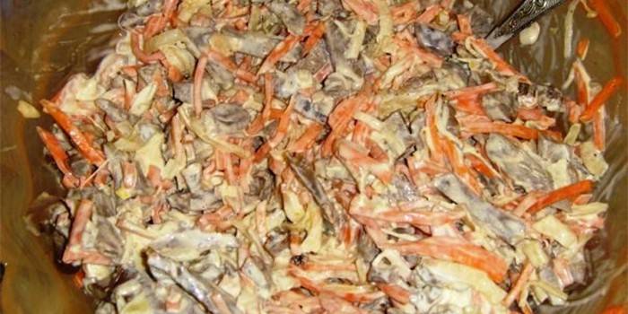 Salada de cenoura coreana