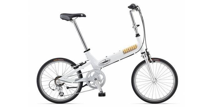 Bicicleta dobrável de cidade leve