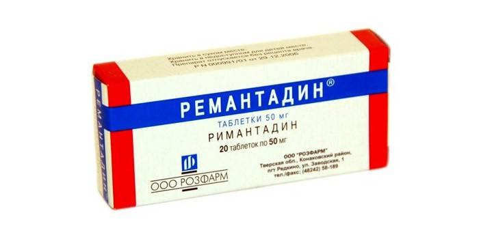 Pakowanie tabletek Remantadine