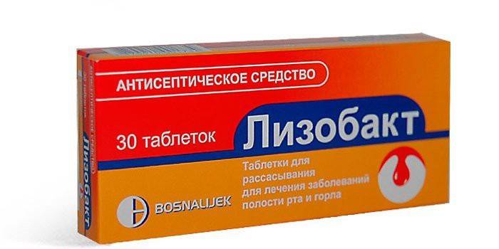 Balenie tabliet Lizobakt