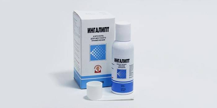Pacote de spray de garganta Ingalipt