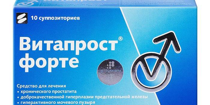 Pakowanie świec Vitaprost forte