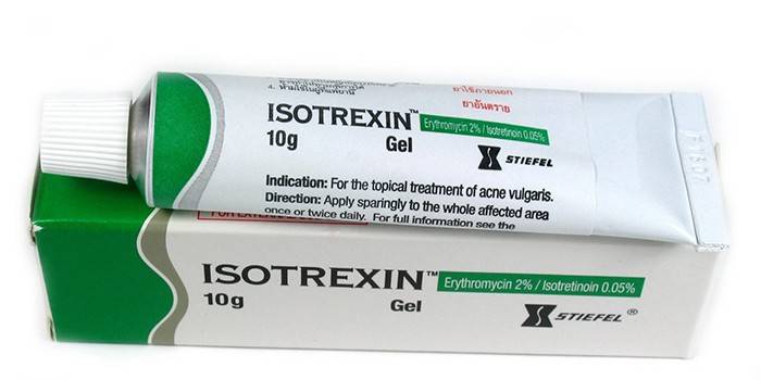 Tubo de isotrexina