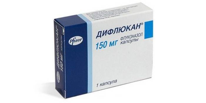 Diflucan cápsulas por embalagem