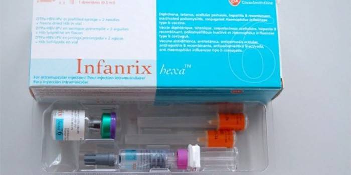 Vacuna Infanrix-Hex por paquete