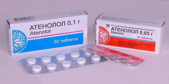 Pacotes Atenolol Tablet