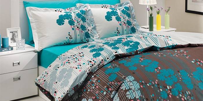 Cama de popeline