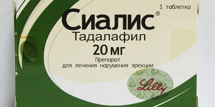Opakowanie tabletek Cialis