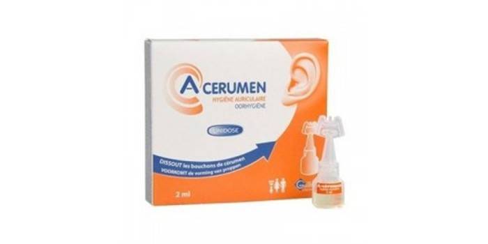 A droga A-Tserumen na embalagem