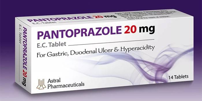 Tabletki pantoprazolu