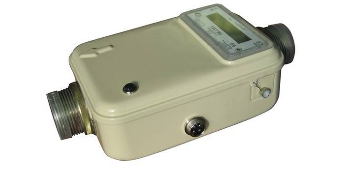 El medidor de gas de la casa común CJSC Gazdevice UBSG - 001 G6