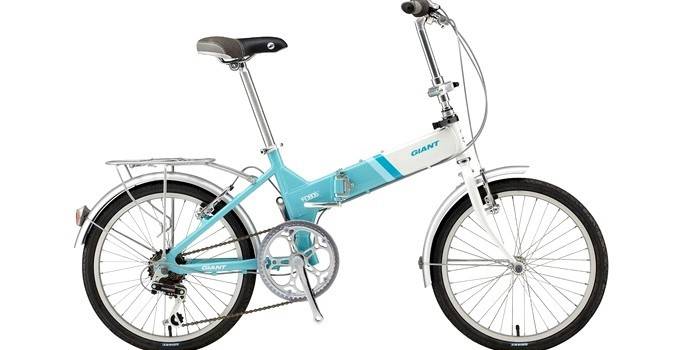 Bicicleta da cidade dobrável
