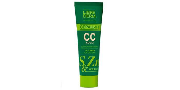 CC-Cream Seracin para pieles grasas de Librederm