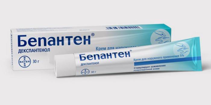 Bepanten creme em embalagem