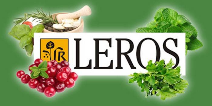 Logótipo Leros e colecção de componentes