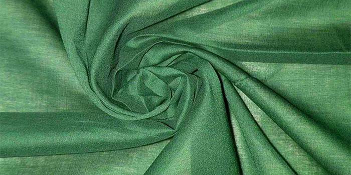 Tecido de popeline verde