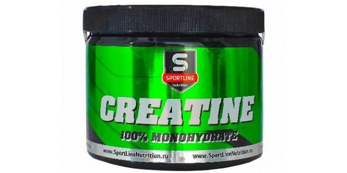 Bank z monohydratem kreatyny