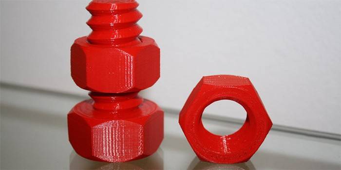 Impressão 3D de plástico ABS