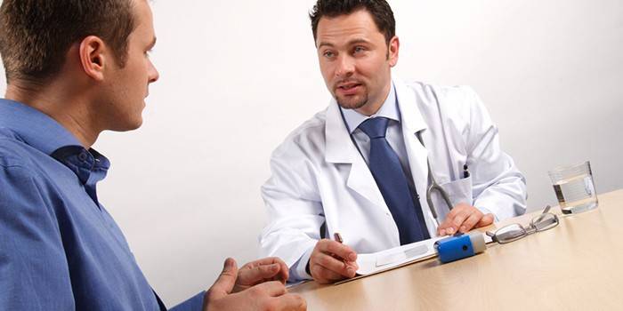 Médico e paciente