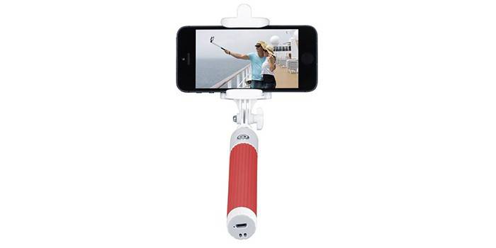 Selfie Stick INTER-STEP MP-115B Czerwony