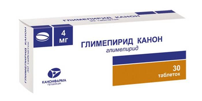 Balenie tabliet glimepiridu
