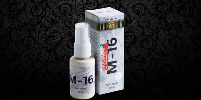 Sprej na zvýšenie účinnosti M-16 v balení