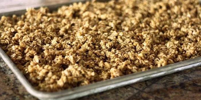 Una mezcla de cereales para hornear.