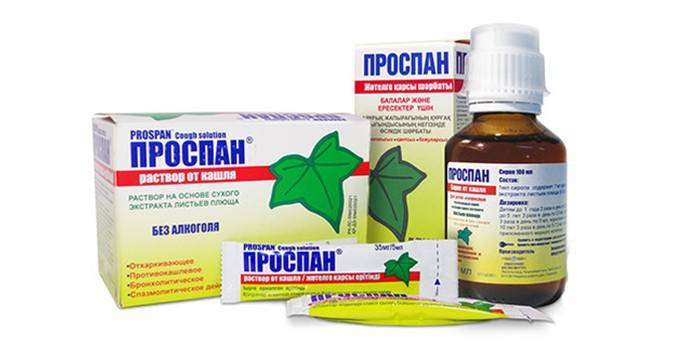 Formas de la droga Prospan