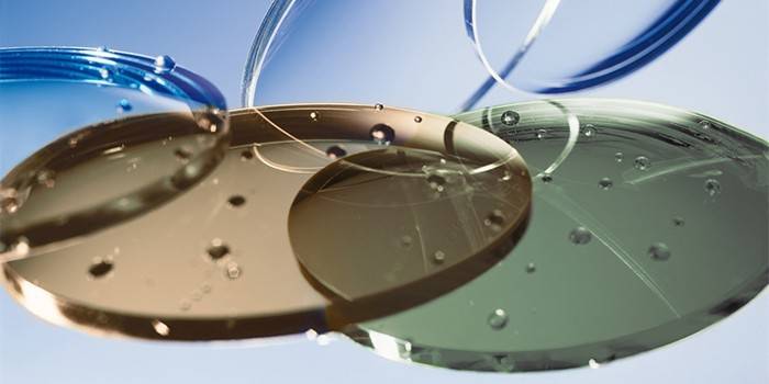 Lentes de vidrio