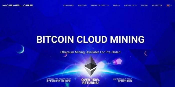 Witryna hashflair do wydobywania bitcoinów