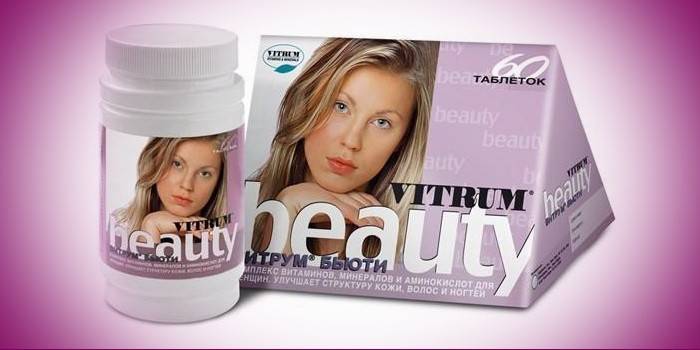 Vitrum Beauty complex en packaging