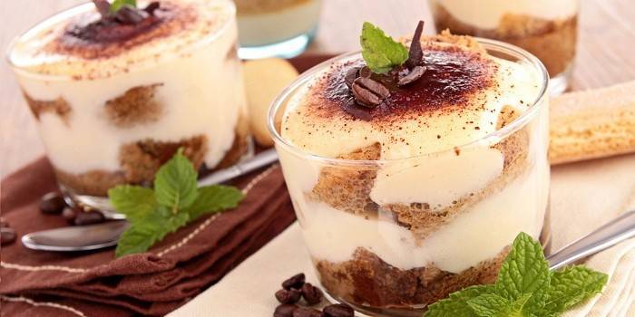 Tiramisu z Panakota