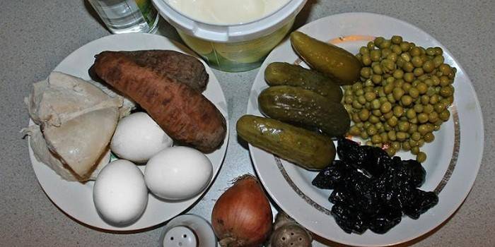 Produtos de saladas de Praga