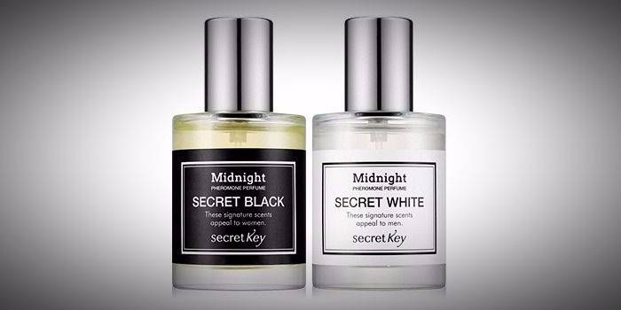 Perfumes masculinos y femeninos con feromonas