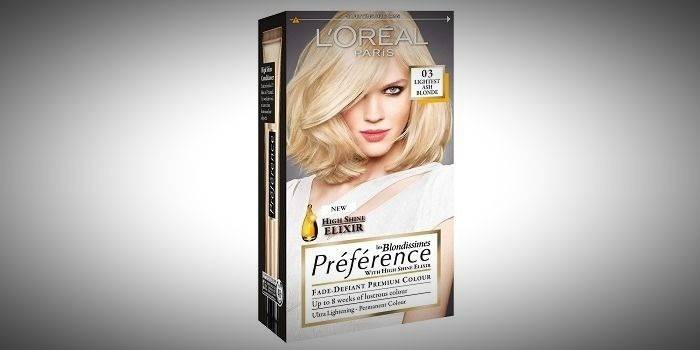 Pintura blanqueadora Loreal